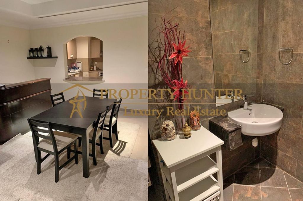 Residential Developed 1 Bedroom S/F Apartment  for sale in The-Pearl-Qatar , Doha-Qatar #6994 - 9  image 